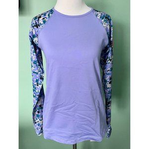 NWT RunningSkirts compression top - purple camo - Medium